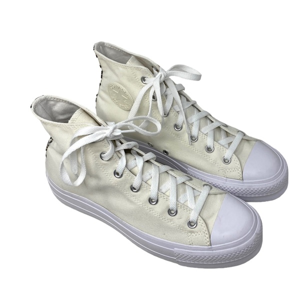Converse Ctas Lift Platform High Women's Canvas White Shoes Custom 171209C-WWWL - Picture 3 of 10